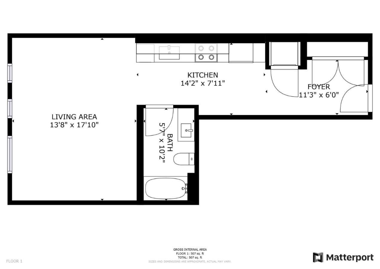 Studio Apartment In Vancouver Eksteriør bilde